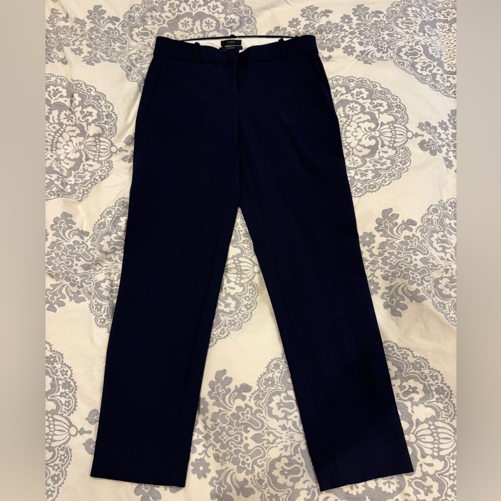 J. Crew Dark Blue Cameron Trousers